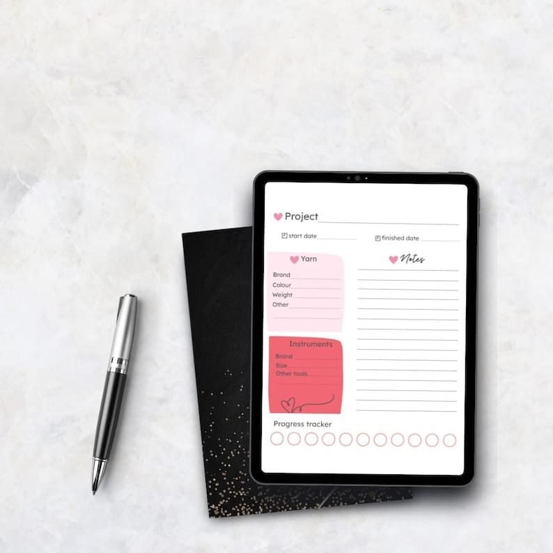 Crochet Project Planner